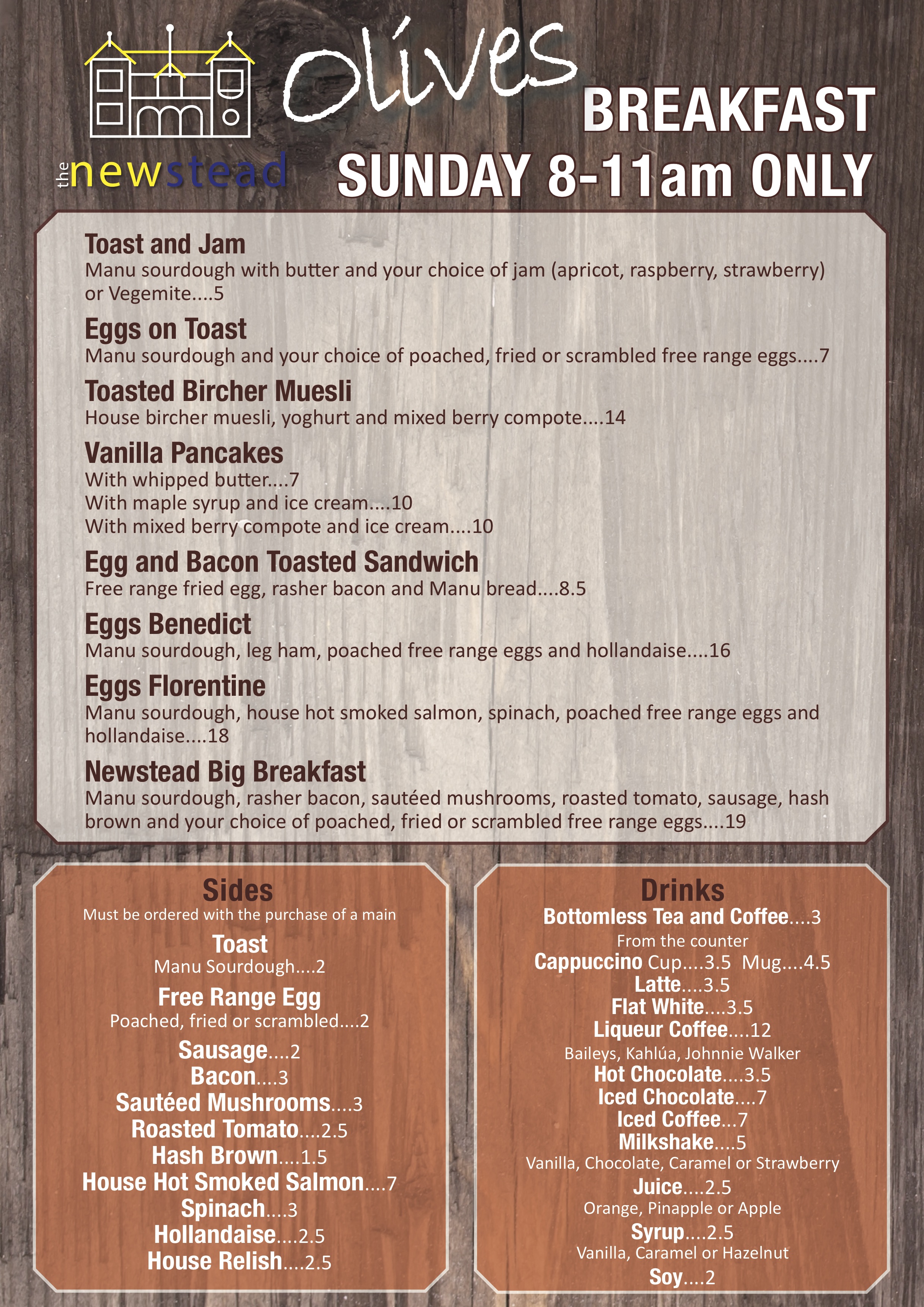 OLIVES BISTRO THE NEWSTEAD HOTEL HEADS UP FOOD GUIDE