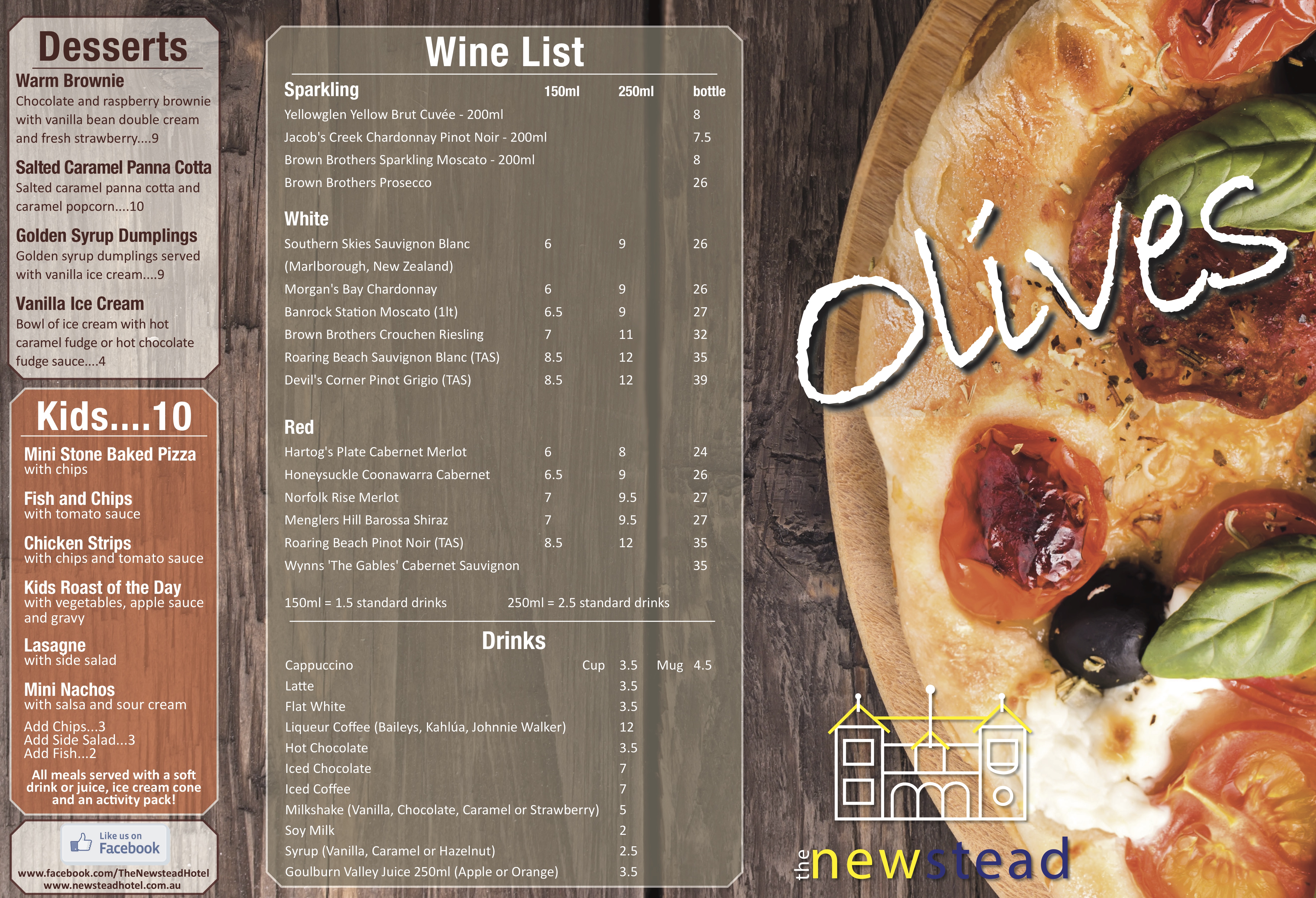 OLIVES BISTRO THE NEWSTEAD HOTEL HEADS UP FOOD GUIDE