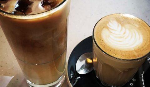 Coffee at Elaia Café - Launceston, Tasmania