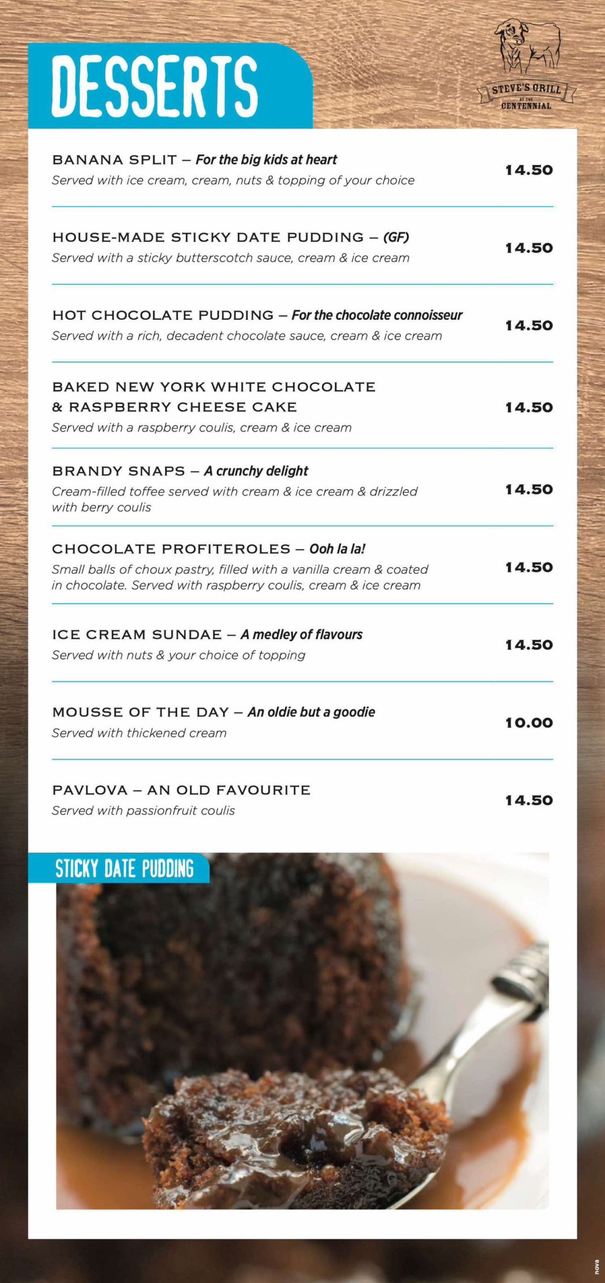 STEVE'S GRILL » Heads Up Launceston updated 2021