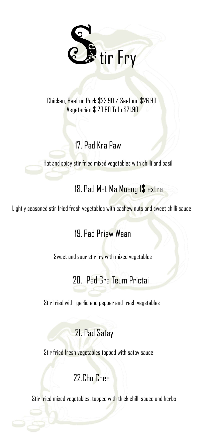 TOONG THONG THAI HEADS UP FOOD GUIDE LAUNCESTON