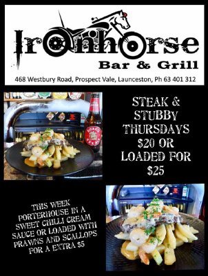 IRON HORSE BAR & GRILL - HEADS UP FOOD GUIDE LAUNCESTON