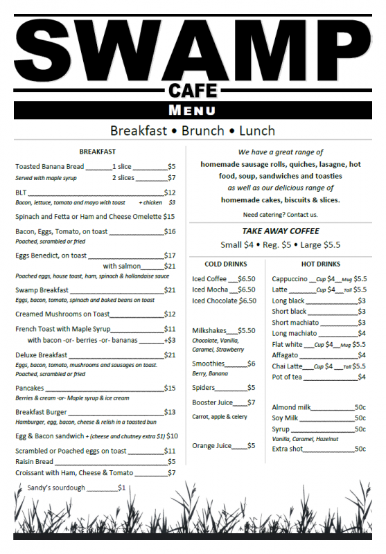 SWAMP CAFÉ » Heads Up Launceston