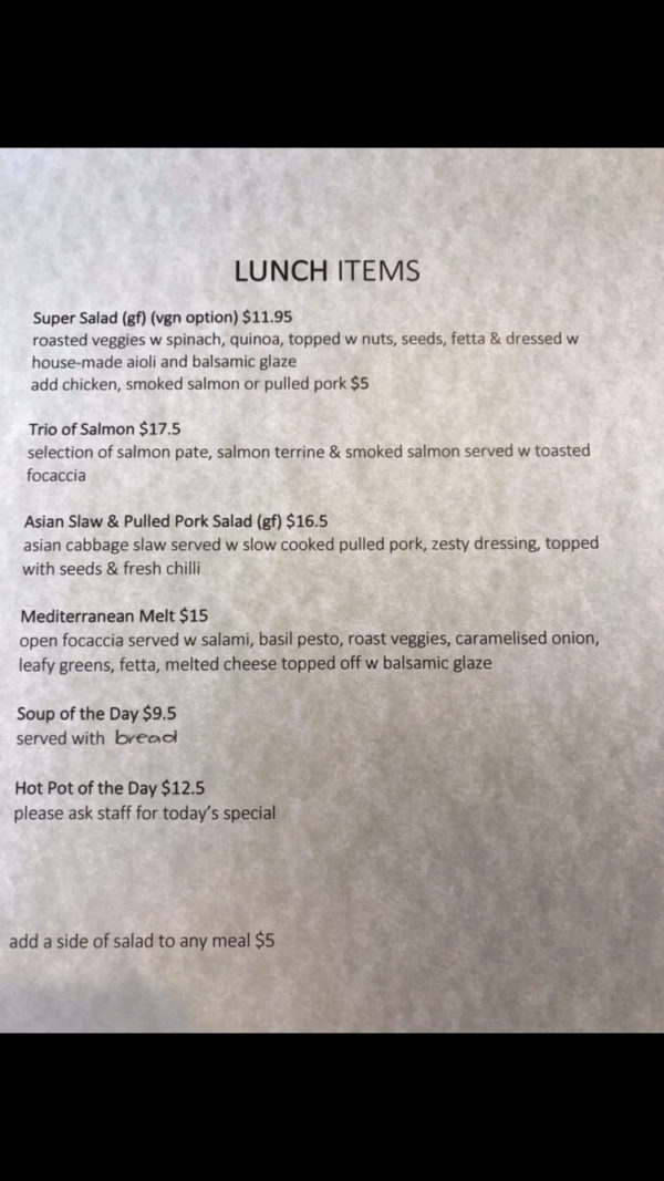 CLOVE CAFÉ Heads Up Launceston