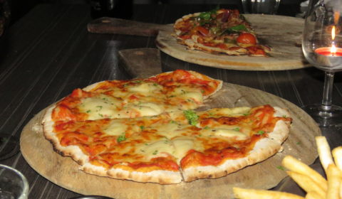 Pizzas at the Star Bar, Launceston