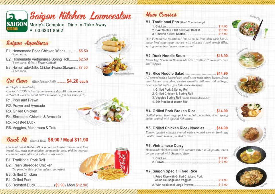 SAIGON KITCHEN VIETNAMESE » Heads Up Launceston & Food Guide