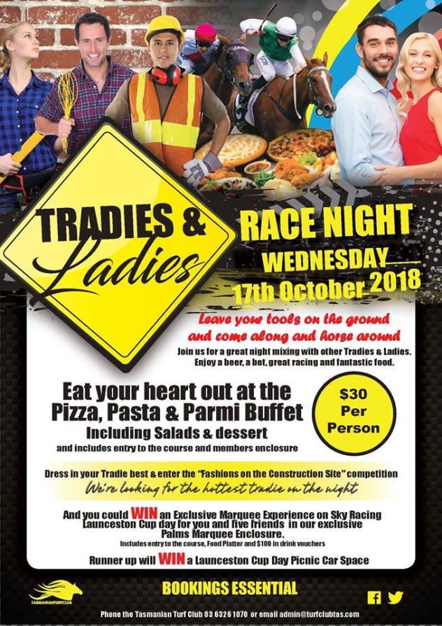 Tradies & Ladies Race Night