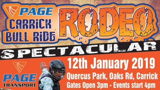 Bull Ride Carrick Rodeo Spectacular