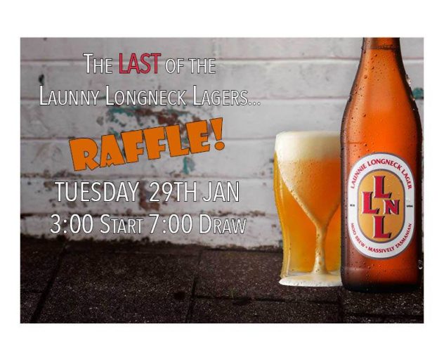 The Last of the Launnie Long Neck Raffle - Saint John Craft Beer