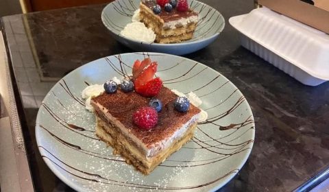 Dessert at Don Mario's Restaurant - George Town, Tasmania