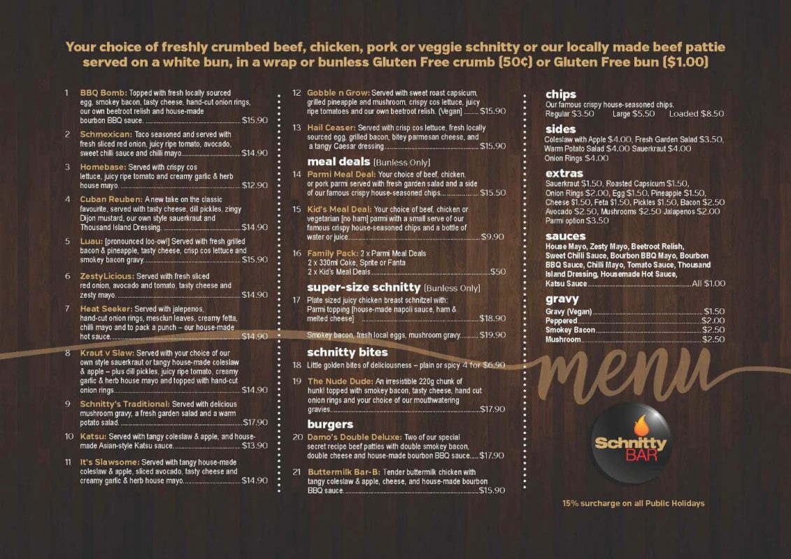 THE SCHNITTY BAR » Heads Up Launceston