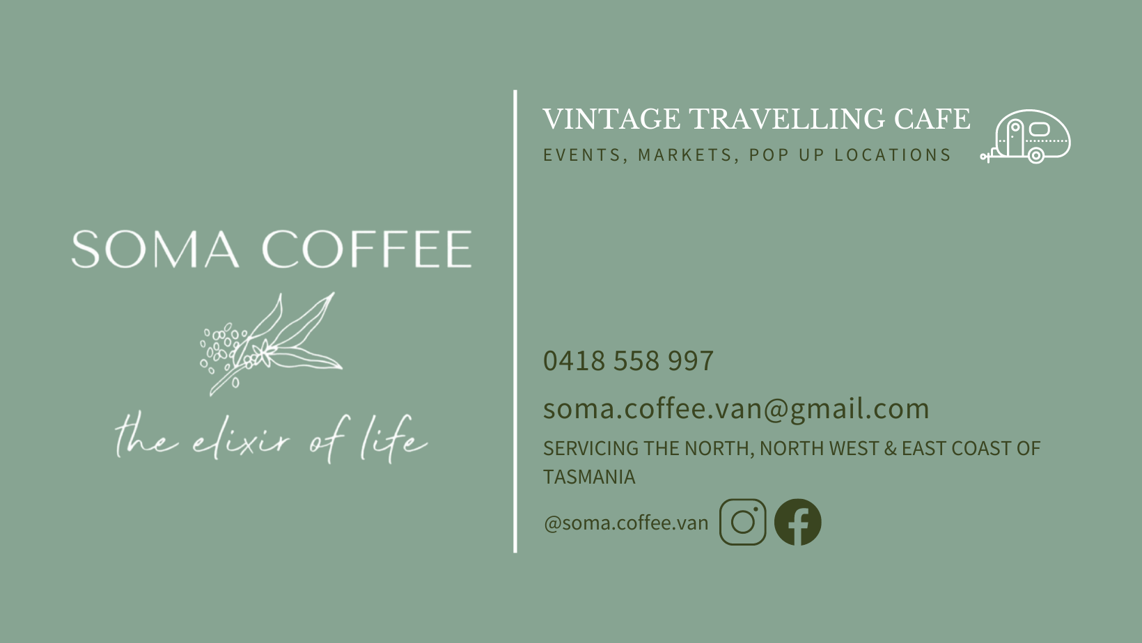 Soma Coffee Van - Launceston, Tasmania