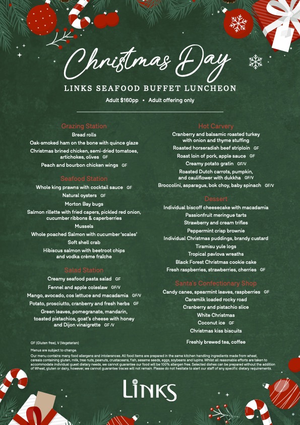 Christmas Day Buffet at Links Country Club