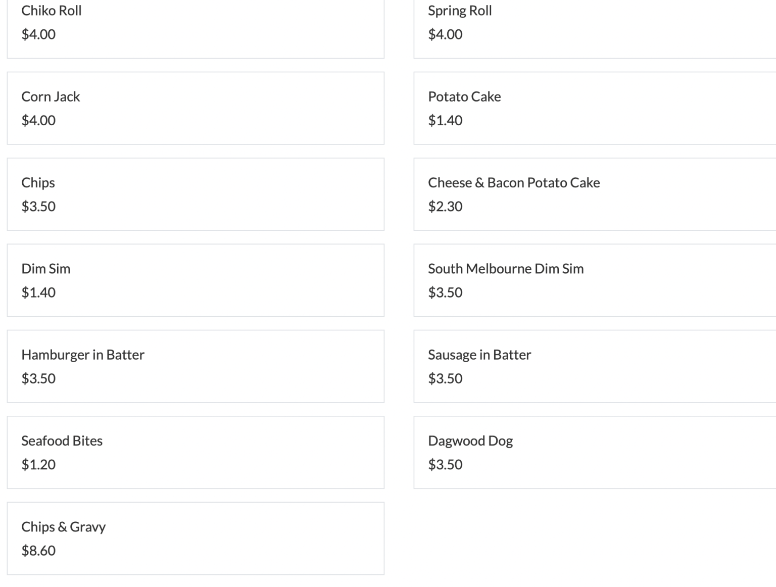 FRAGGLE’S FISH & CHIPS Heads Up Launceston Food Guide