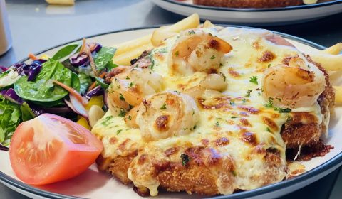 Fisherman Parmigiana @ the Flames Grill Bistro