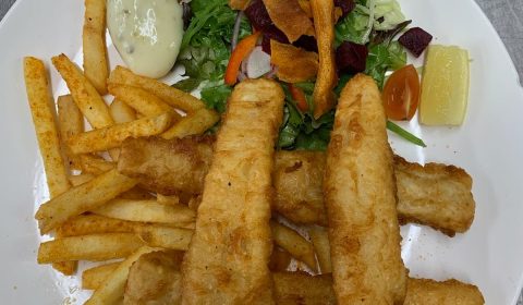Fish & Chips at Prince of Wales Hotel - Evandale, Tasmania