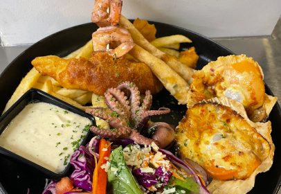 Fisherman's Basket at the Tramms Bistro - Park Hotel, Launceston